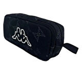 KAPPA KALEM ÇANTASI 1965 SİYAH ÇİFT BÖLMELİ