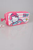 Hello Kitty Çift Bölmeli Gözlü Kalem Çantası Kalemlik