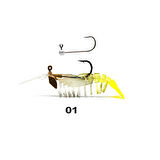 Remixon Ayu Shrimp Karides 7.5 cm 7.2 gr Silikon Yem 01