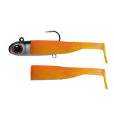 Seabor Lily Shad Silikon Balık 60gr 11cm Combo (2+1) Orange UV