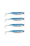 Ryuji Real Fish 10cm 4.5gr Silikon Yem 4 Adet Blue