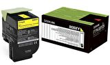 Tonersepeti Lexmark CX510-80C8XY0 Sarı Orjinal Toner Extra Y.K