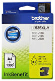 Tonersepeti Brother LC535XL Sarı Orjinal Kartuş