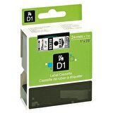 Tonersepeti Dymo 53710 Şeffaf Üzerine Siyah Muadil Etiket