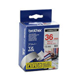 Tonersepeti Brother TZ-262 (36mm) Kırmızı Laminet Etiket