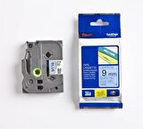 Tonersepeti Brother TZE-521 Mavi Üzerine Siyah Orjinal Etiket Şeridi