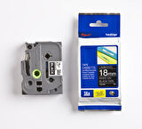 Tonersepeti Brother TZE-345 Siyah Üzerine Beyaz Etiket Şeridi