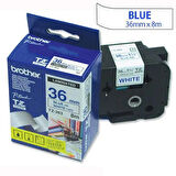 Tonersepeti Brother Tz-263 Beyaz Ürine Mavi Lamine Etiket 36mm x 8m