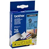 Tonersepeti Brother Tz-521 Mavi Üzerine Siyah Orjinal Lamine Etiket