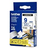 Tonersepeti Brother TZ-223 Beyaz Üzerine Mavi Etiket 9mm