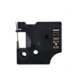 Dymo 40921 9mm Beyaz Üzerine Siyah Muadil Etiket