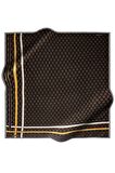 Vissona Tivil Siyah-Gold İpek Eşarp 16505-0001-0011