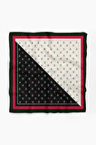 B55 Kadın Marinover Desenli 50x50 Bandana DG01488-22