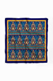 Y5 Kadın Tulip and Drop Desenli 50x50 Bandana DG0677-22