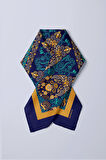 Y5 Kadın Tulip and Drop Desenli 50x50 Bandana DG0677-22