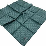 Vissona Cam Göbeği Dama Desen Tivil İpek Eşarp 51495-0219