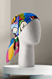 B13 HUMAN ABSTRACKT TASARIMLI BANDANA