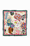 G66 FLOWERS PATCHWORK TASARIMLI BANDANA  DG11971