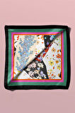 G66 FLOWERS PATCHWORK TASARIMLI BANDANA  DG11971
