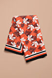 F66 MODERN FLOWERS TASARIMLI BANDANA  DG11984