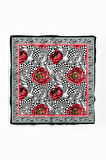C76 CHECK HORSE  TASARIMLI BANDANA DG12082