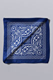 E60 NAVY BLUE ŞALLI BANDANA DG12186