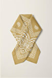 A23 MUSTARD ŞALLI BANDANA DG12189