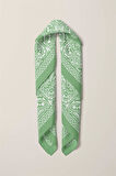 E94 LIGHT GREEN ŞALLI BANDANA DG12190