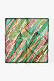 %100 İpek Kadın Desenli Bandana 80x80