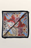 Vissona Etnik Desenli İpek Bandana