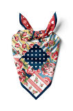 V9 Modabutik Çiçek Desenli Bandana