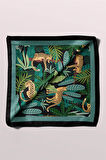 Modabutik Tropik Leopar Desenli Bandana A1
