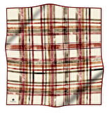 Vissona Tivil İpek Eşarp 51761-4-0018-0037 Krem Karışık Desen