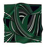 Vissona Tivil İpek Eşarp 51837-0036-0003 Siyah Karışık Desen