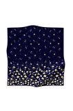 Vissona Twill İpek Eşarp Lacivert 