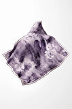 Twill Batik Desenli Lila Renkli 90x90 Eşarp (İpek İçermez) Dikim Şekli : El Dikişi
