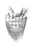 A4 WHITE ŞALLI BANDANA DG12196