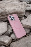 iPhone 15 Pro Max Uyumlu Kamera Çıkıntılı Magsafe Wireless Şarj Özellikli Sert Sararmaz Silikon Kılıf