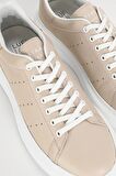 Paul Erkek Deri Sneaker Ayakkabı Bej