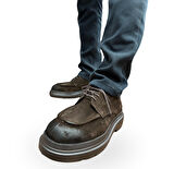 Lufian Logan Hakiki Deri Bağcıklı Erkek Ayakkabı