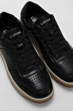 LUFIAN ALEXIS KADIN DERİ SNEAKER AYAKKABI SİYAH