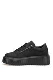 Lufian 121230064 Estel Kadın Hakiki Deri Klasik Sneaker Siyah