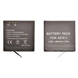 Kingma Xiaomi Uyumlu  Yi 4K 1480Mah Batarya Pil