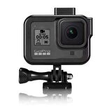 GoPro Hero 8 Uyumlu Metal Çerçeve Frame Siyah