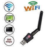 Juo WN802N 300Mbps USB Kablosuz WiFi Alıcı Ağ Adaptörü