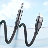 Juo Lightning to 3.5mm Jack Aux Stereo TRS Ses Kablosu 1 Metre