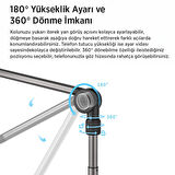 Juo 360° Dönen Uzun Kollu Ayarlanabilir Tablet ve Telefon Tutucu Stand