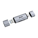 Juo USB 3.2 Type-C ve USB-A OTG SD / Micro SD Hafıza Kart Okuyucu
