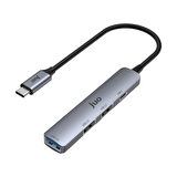 Juo Type-C 4 Portlu USB 3.0 / USB 2.0 Çoklayıcı Dönüştürücü Hub