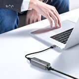 Juo Type-C 1000Mbps USB 3.2 Gigabit Ethernet Dönüştürücü Adaptör